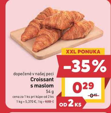 Croissant s maslom 54g
